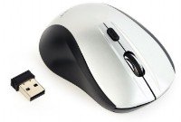 Mouse Gembird MUSW-4B-02-BS Black/Silver