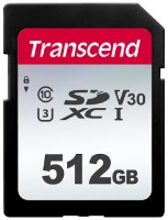 Карта памяти Transcend SDXC 512Gb Class 10 UHS-I U3 (TS512GSDC300S)
