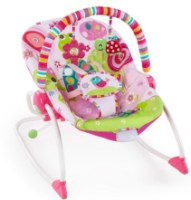 Șezlong pentru bebeluși Bright Starts Raspberry Garden 2in1 (10125)