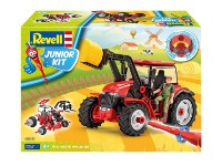 Mașină Revell Tractor with Loader and Figure (00815)