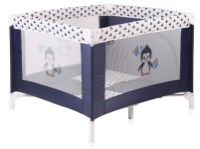 Pătuț pliabil Lorelli Play Station Blue&White Penguin (10080401936)