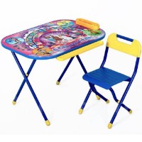 Măsuță pentru copii cu scaun Demi N3-04/1 Vseznaika Blue Nu Pogodi