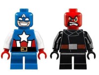 Set de construcție Lego DC: Mighty Micros - Captain America vs. Red Skull (76065)