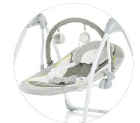Leagăn pentru bebeluși Chipolino Aria Grey (LSHAR0172GR)
