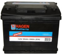 Автомобильный аккумулятор Hagen 55565 Starter