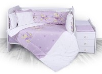 Lenjerie de pat pentru copii Lorelli Trend Ranforce Bunnies Violet (20800053101)