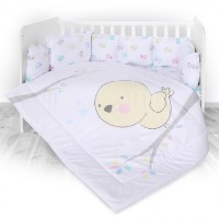 Lenjerie de pat pentru copii Lorelli Lily Ranforce Chicken (20800144201)