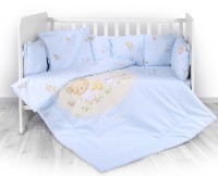 Lenjerie de pat pentru copii Lorelli Lily Ranforce PP Bear Blue (20800143701)