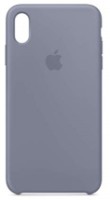 Husa de protecție Apple iPhone XS Silicone Case Lavender Gray