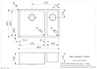 Кухонная мойка Reginox Ohio 40x40+18x40 (L) фото №2 — интернет-магазин Desire.md