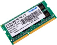 Оперативная память Patriot Signature Line 8Gb DDR3-1600MHz SODIMM (PSD38G1600L2S)