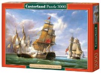 Пазл Castorland 3000 Combat between the French Frigate and the English Vessel (C-300037)