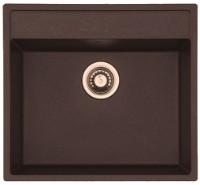 Chiuvetă de bucătărie Fabiano Quadro 56x51 Espresso imaginea #1 — magazin online Desire.md