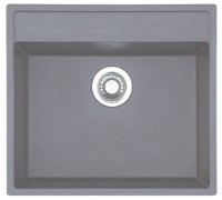 Chiuvetă de bucătărie Fabiano Quadro 56x51 Titanium