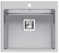 Chiuvetă de bucătărie Fabiano Quadro 56x51 SS Inox imaginea #1 — magazin online Desire.md