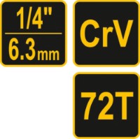 Трещетка Vorel 53575 фото №3 — интернет-магазин Desire.md