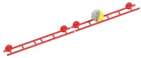 Set jucării transport Quercetti Skyrail XL Wall (6670)