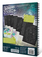 Carte de colorat pentru copii Nebulous Stars Black Pages Coloring Book (11111) imaginea #2 — magazin online Desire.md