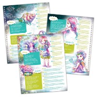 Carte de colorat pentru copii Nebulous Stars Black Pages Coloring Book (11111) imaginea #4 — magazin online Desire.md