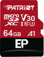 Сard de memorie Patriot 64Gb EP Series MicroSDXC V30 A1 U3 Class 10 + SD Adapter (PEF64GEP31MCX)