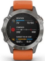 Smartwatch Garmin fēnix 6 Sapphire Gray/Orange (010-02158-14)