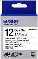 Panglică pentru imprimantă de etichete Epson LK 4WBN C53S654021