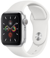 Smartwatch Apple Watch Series 5 40mm Silver Aluminium Case White Sport Band (MWV62) 