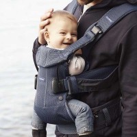 Marsupiu pentru copii BabyBjorn One Air Navy Blue (098008E1) imaginea #3 — magazin online Desire.md