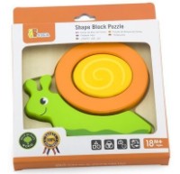 Пазл Viga 3 Shape Block Puzzle — Snail (59931)
