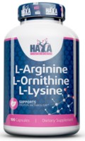 Аминокислоты Haya Labs L-Arginine L-Ornithine L-Lysine 100cap