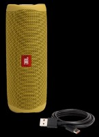 Портативная акустика JBL Flip 5 Yellow фото №4 — интернет-магазин Desire.md