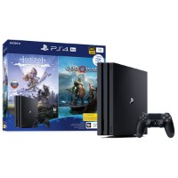 Игровая приставка Sony PlayStation 4 Pro 1Tb + God Of War + Horizon Zero Dawn