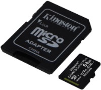 Карта памяти Kingston microSD 64Gb Class10 A1 UHS-I + SD Adapter (SDCS2/64GB)