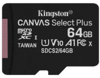 Сard de memorie Kingston microSD 64Gb Class10 A1 UHS-I (SDCS2/64GBSP)