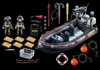 Barcă Playmobil City Action: Tactical Unit Boat (9362)