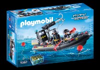 Лодка Playmobil City Action: Tactical Unit Boat (9362)