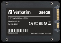 SSD накопитель Verbatim VI550 S3 256Gb (VI550S3-256-49351)