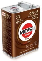 Моторное масло Mitasu Hybrid Gold SN 0W-16 4L