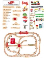 Set jucării transport ACool Toy City Train Set (AC7502)