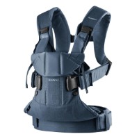 Marsupiu pentru copii BabyBjorn One Denim Midnight Blue (098051E1)