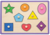 Joc educativ Viga Flat Puzzle-Shapes (50015)