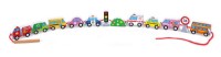 Joc educativ Viga Lacing Blocks Transportation (59851) imaginea #2 — magazin online Desire.md