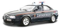 Машина Bburago 1:24-Alfa Romeo 156 Carabinieri (1999) (18-25048)