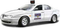 Mașină Bburago 1:24-Alfa Romeo 156 Taxi (18-22044)