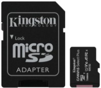 Карта памяти Kingston microSD 64Gb Class 10 UHS-I +SD adapter (SDCS2/64GB)