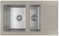 Chiuvetă de bucătărie Florentina Combi 860K Gray (21.410.D0860.305)