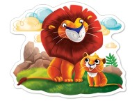 Puzzle Castorland 4in1 Animals of Africa (B-04454) imaginea #1 — magazin online Desire.md