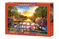 Puzzle Castorland 1000 Picturesquen Amsterdam With Bicycles (C-104536)