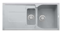 Chiuvetă de bucătărie Plados Corax CX0991 UM41 Aluminium imaginea #1 — magazin online Desire.md