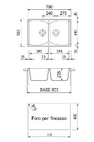 Кухонная мойка Plados Corax NK07920 UM44 Black фото №2 — интернет-магазин Desire.md